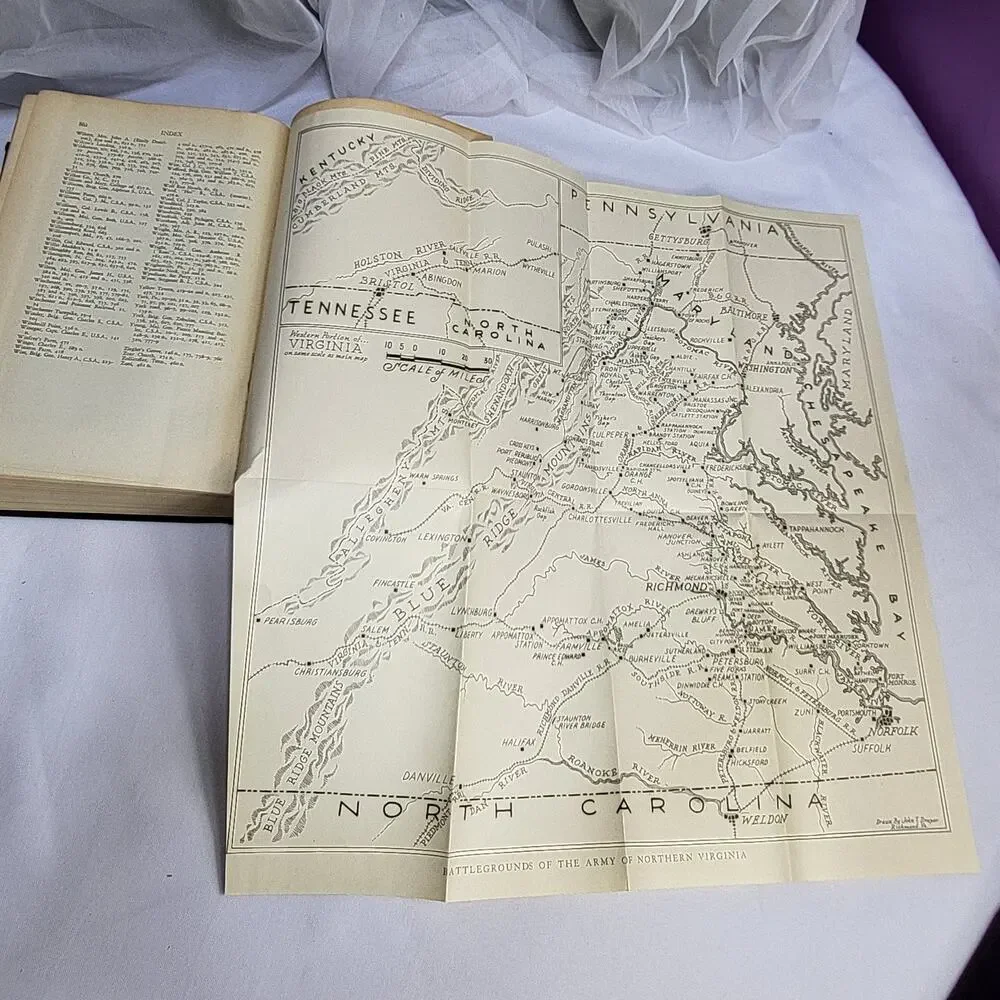 Lee's Lieutenants: A Study in command Vol 3: Gettysburg to Appomattox 1945 w Map